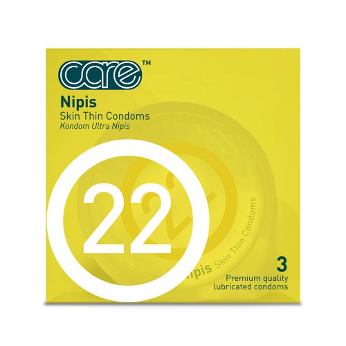 케어 22 초박형 CareCondom 콘돔 3p | Care